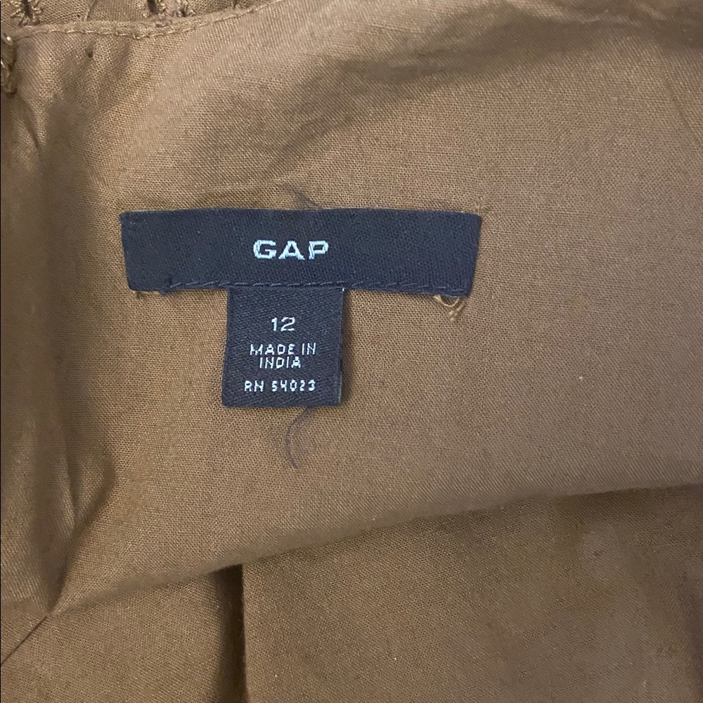 Gap Brown Patterned Mini Dress - image 2